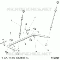 SUSPENSION, HINTER SPREIZE STABILISATOR