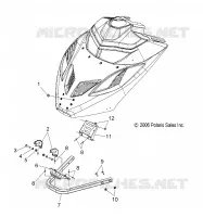 HAUBE MOUNTING AND FRONT BUMPER