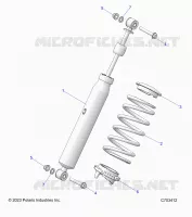 SUSPENSION, FRONT SHOCK