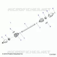 ANTRIEB, DRIVE SHAFT, FRONT