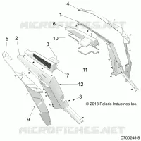 KAROSSERIE HINTEN FENDERS AND BEZELS- Z23NAE99A/99B (C700248-8)
