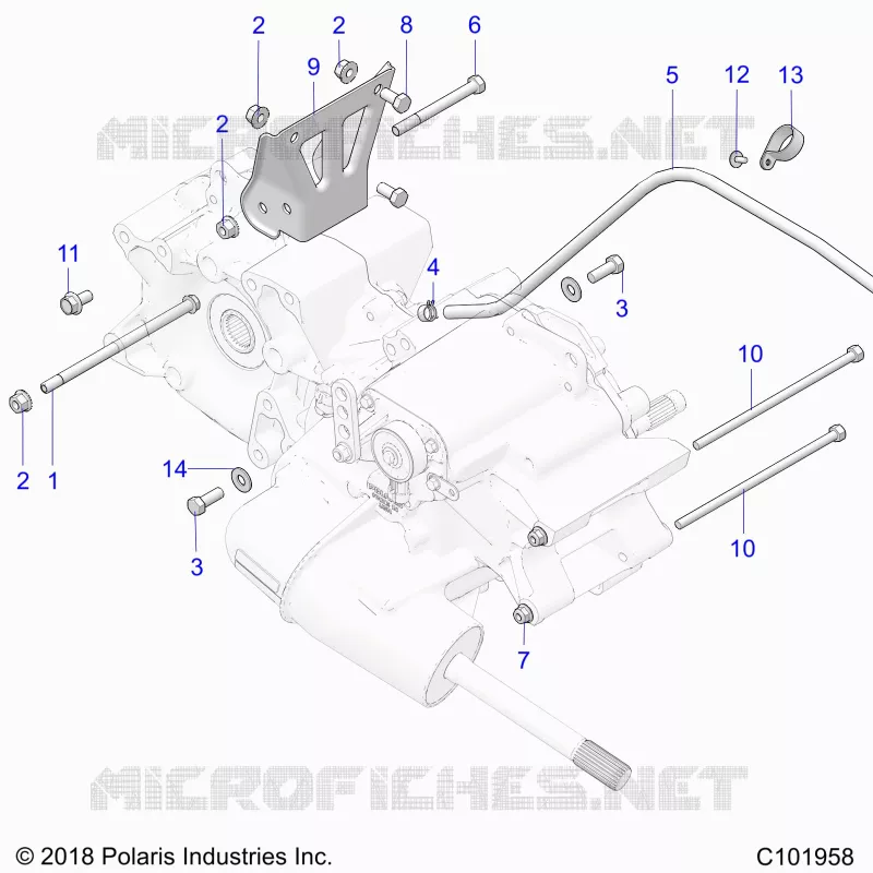 ANTRIEB, MAIN GEARCASE MOUNTING