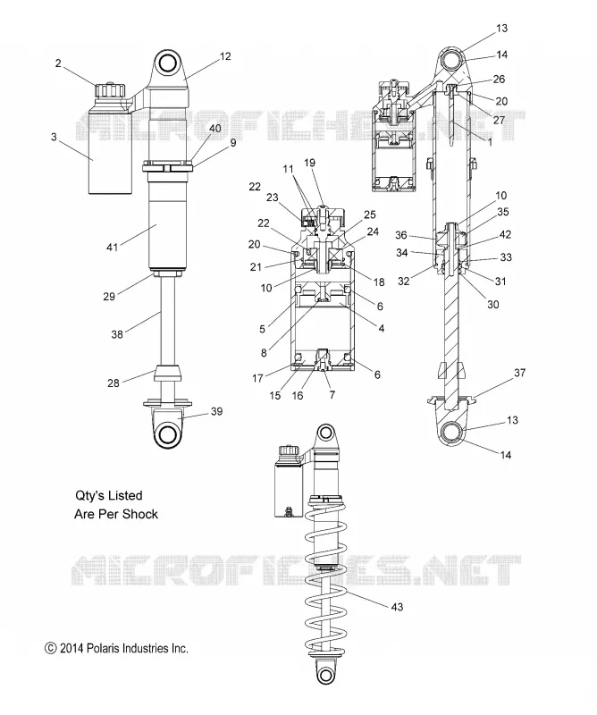 SUSPENSION, IFS SHOCK (7044120)