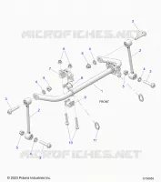 SUSPENSION, FRONT STABILISATORSTANGE