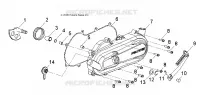 MOTOR, CLUTCH COVER AND KICK START