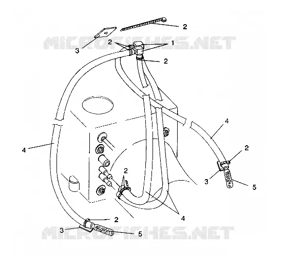 WASSER SIPHON SL 650 / B934058 (4924732473018A)
