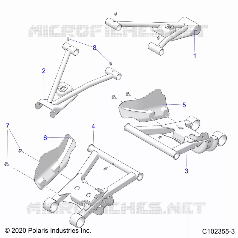 HINTERRADAUFHÃ„NGUNG CONTROL ARMS