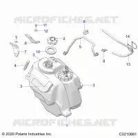 KRAFTSTOFFSYSTEM, FUEL TANK ASM.