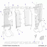 KAROSSERIE HINTEN CLOSEOFF, SIDE PANELS