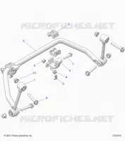 SUSPENSION, FRONT STABILISATORSTANGE