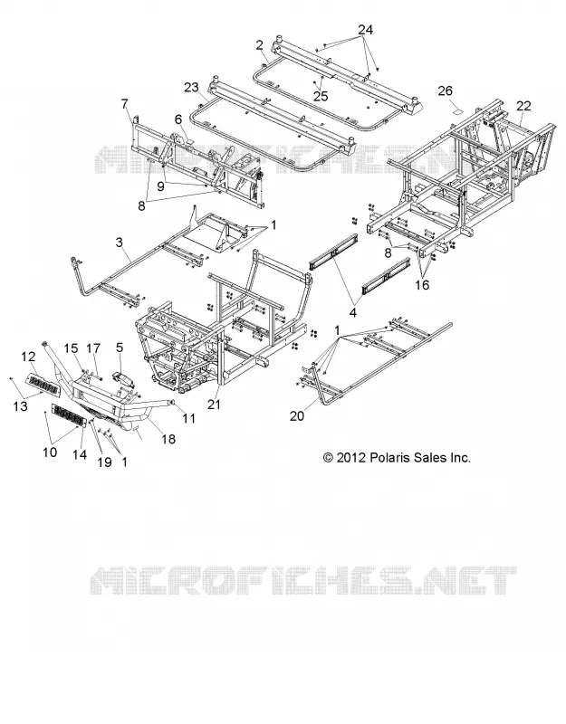 CHASSIS, RAHMEN AND FRONT BUMPER