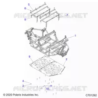 CHASSIS, MAIN FRAME AND SKID PLATES