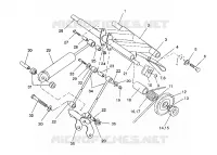HINTER Drehmomentarm 440 XCR / 0931760 (4923022302022A)