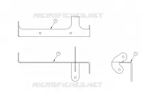 EUROPEAN COMPONENTS, SITZ BELT BRACKET, LOWER EU