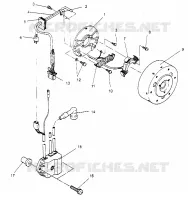 MAGNETO ASSEMBLY WIDETRAK LX 0952064 AND  EUROPEAN WIDETRAK LX E952064 (4928942894D001)