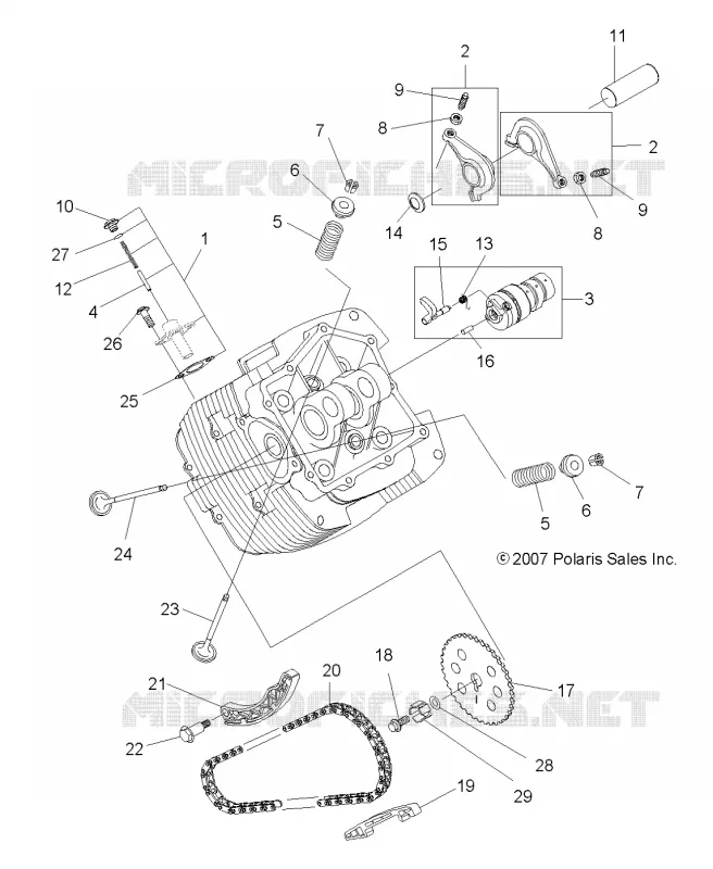 VALVES AND CAMSHAFT