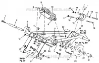 FRONT Drehmomentarm 440 XCR SP 0961760 (4931583158B011)