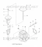 MOTOR, VERGASER, UPPER