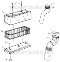 AIR VENT SLT 780 B964588 AND  INTL. SLT 780 I964588 (4935683568B007)