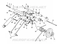 HINTER Drehmomentarm 500 0972764, EUROPEAN 500 E972764 and 500 RMK 0972964 (4938393839C006)