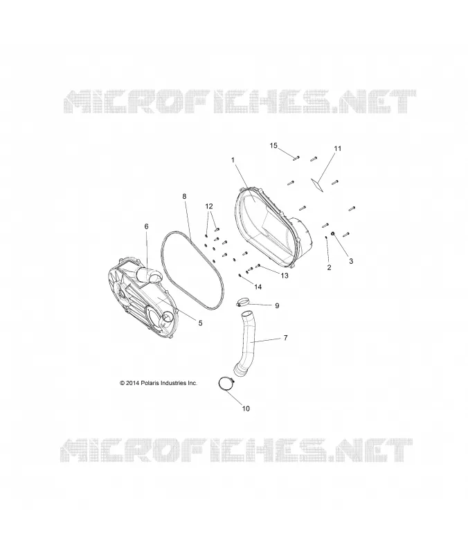 ANTRIEB, CLUTCH COVER AND DUCTING