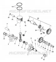KURBELWELLE AND KOLBEN 350 2X4 / W927539 (4922882288032A)