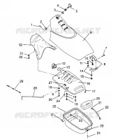 Front-Einschubfach SL 900 B964291 and  Intl. SL 900 I964291 (4935583558A008)