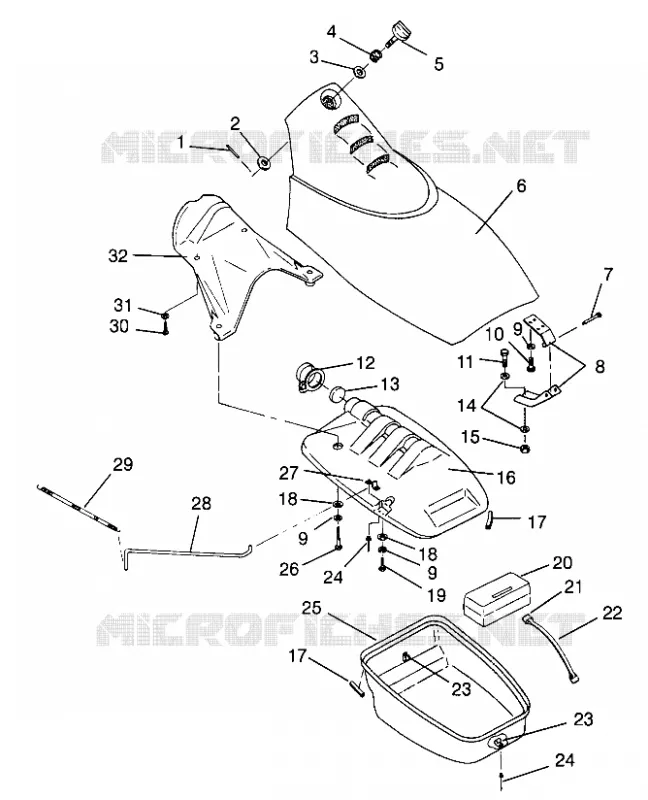 Front-Einschubfach SL 900 B964291 and  Intl. SL 900 I964291 (4935583558A008)