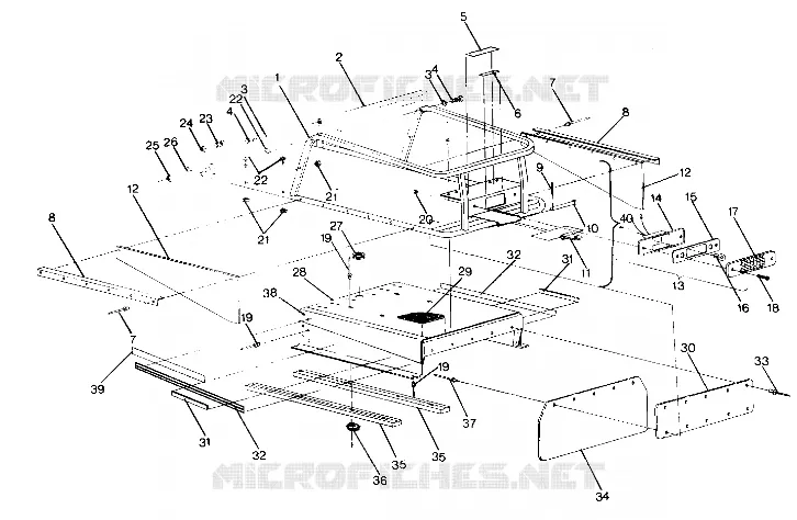 RACK   TUNNEL EXTENSION LT/LTR (4912711271003A)