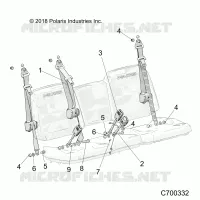 SITZ BELT AND MOUNTING