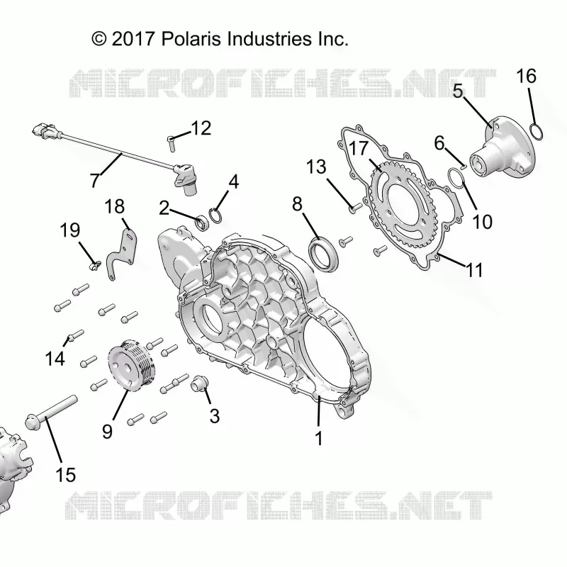 MOTOR, MAG COVER MOUNT