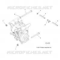 ANTRIEB, GEARCASE MOUNTING, REAR