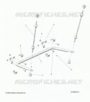 SUSPENSION, REAR STABILISATORSTANGE