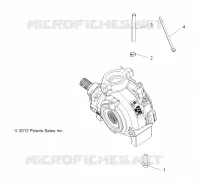 ANTRIEB, GEARCASE MOUNTING, FRONT