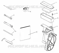 TOOL KIT  TRAIL 0952761, TRAIL DELUXE 0952262,   AND EUROPEAN TRAIL DELUXE (4928862886B014)