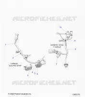 ELEKTRIC, WIRE HARNESS, HOOD, ELECTRIC START