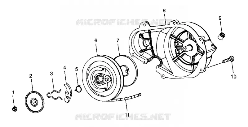 RÜCKZUG ANLASSER 600 RMK 0980958 and  EUROPEAN 600 RMK E980958 (4944634463C013)