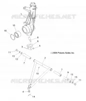 SUSPENSION, A-ARM and STREBE MOUNTING