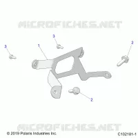 ELEKTRIC, ECU BRACKET