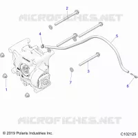 ANTRIEB, GEARCASE MOUNTING, REAR