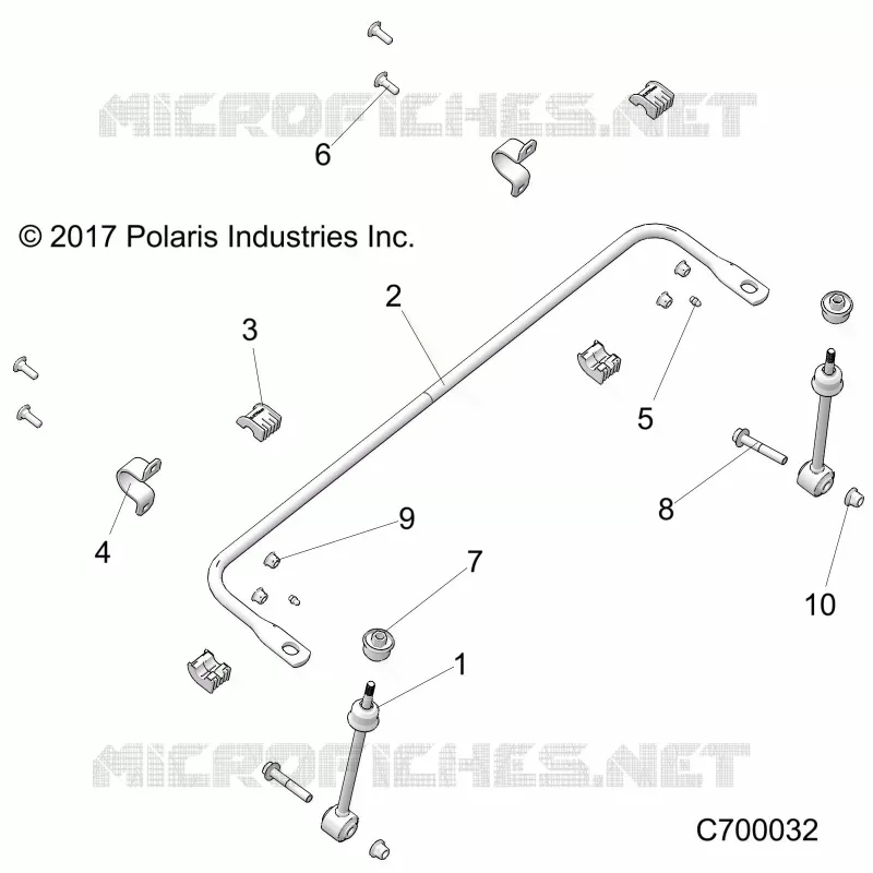 SUSPENSION, FRONT STABILISATORSTANGE- R21RRH99AC/BC (C700032)