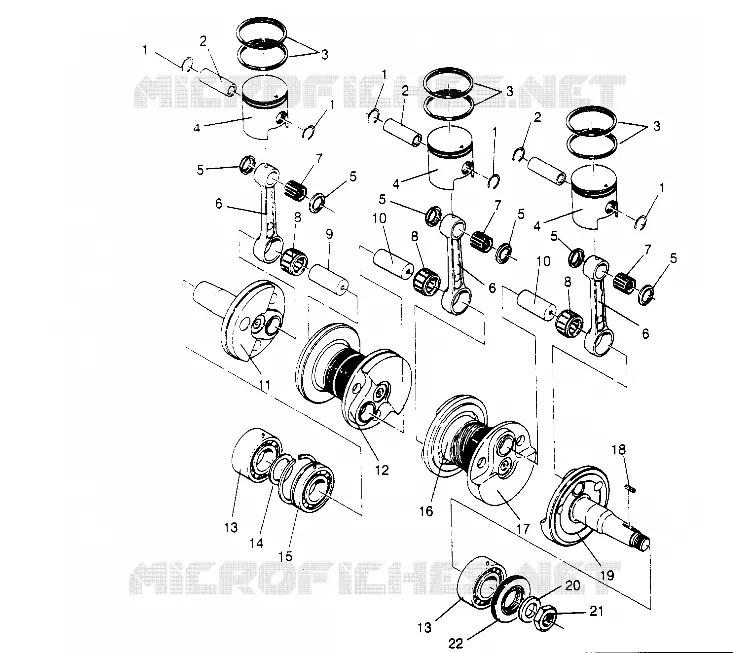 KOLBEN   KURBELWELLE  RXL 0956768 (4930783078C009)