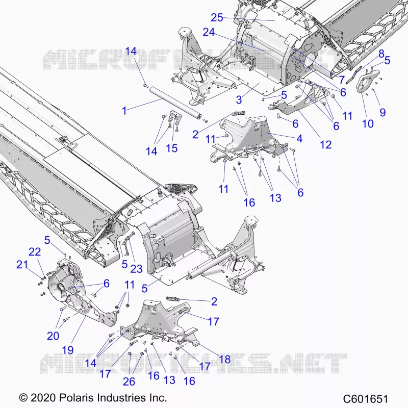 CHASSIS, BULKHEAD ASM.