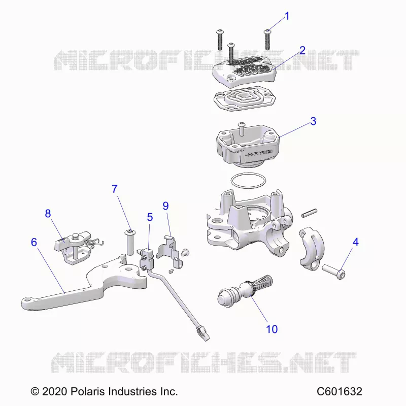 BRAKES, MASTER CYLINDER ASM.