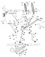 FRONT SUSPENSION AND SKI