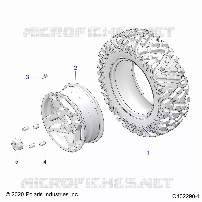RADS, FRONT TIRE