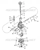 VERGASER 700 RMK 0970966, 700 SKS 0970566, AND EUROPEAN 700 SKS E970566 (4938573857C010)