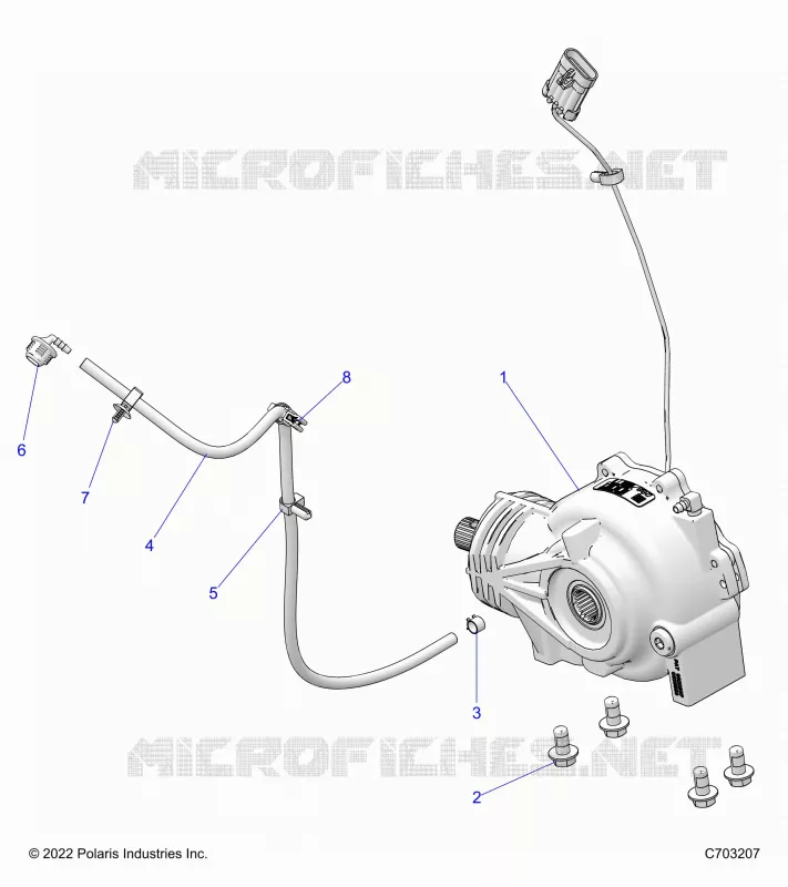 ANTRIEB, FRONT GEARCASE MOUNTING