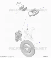 BRAKES, BREMSZANGE VORNE