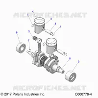 ENGINE, PISTON AND KURBELWELLE